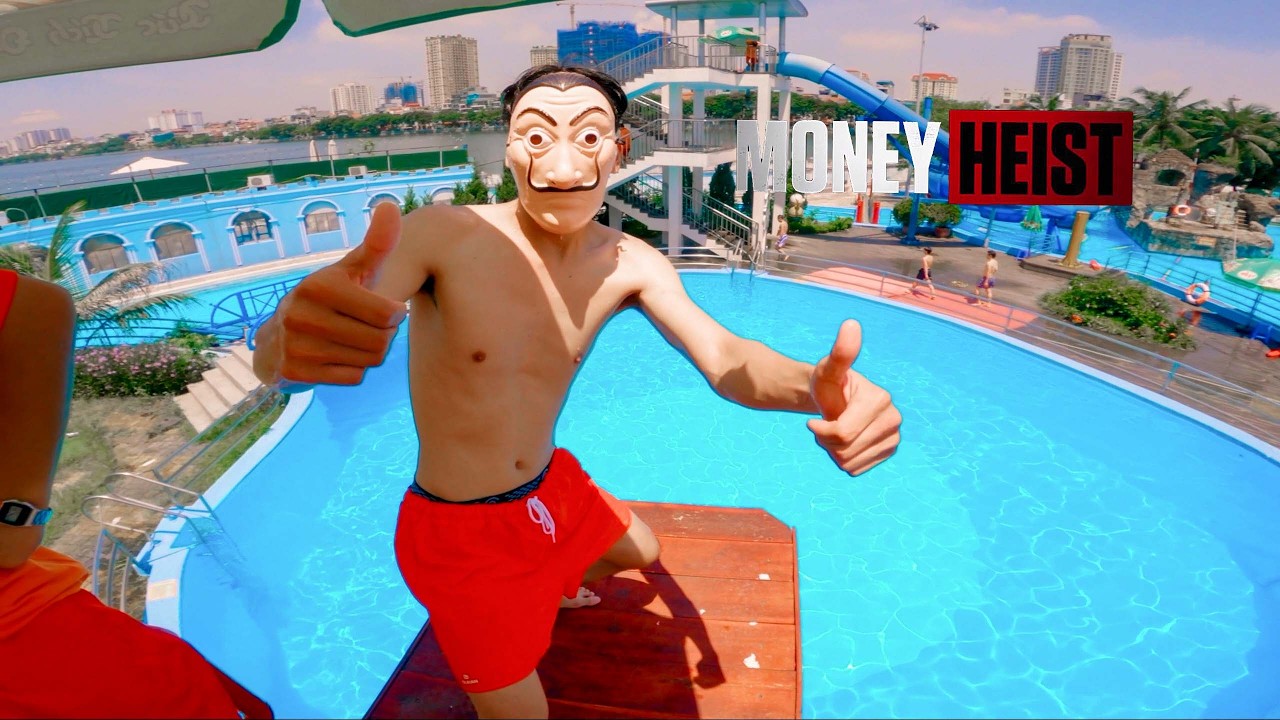 FULL SEASON || PARKOUR MONEY HEIST In WATER PARK (Epic Parkour POV)