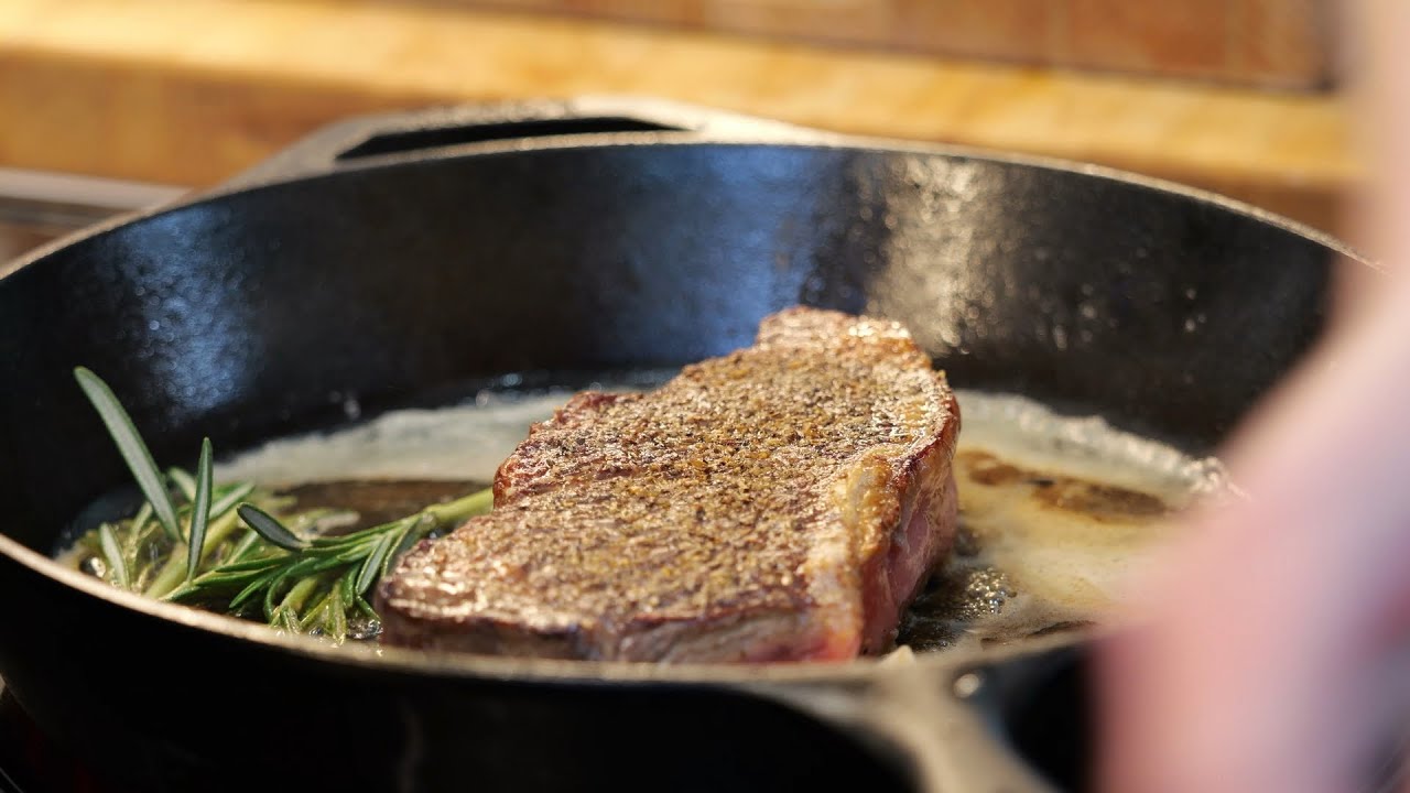 Butter basted steaks with Butcher Boy