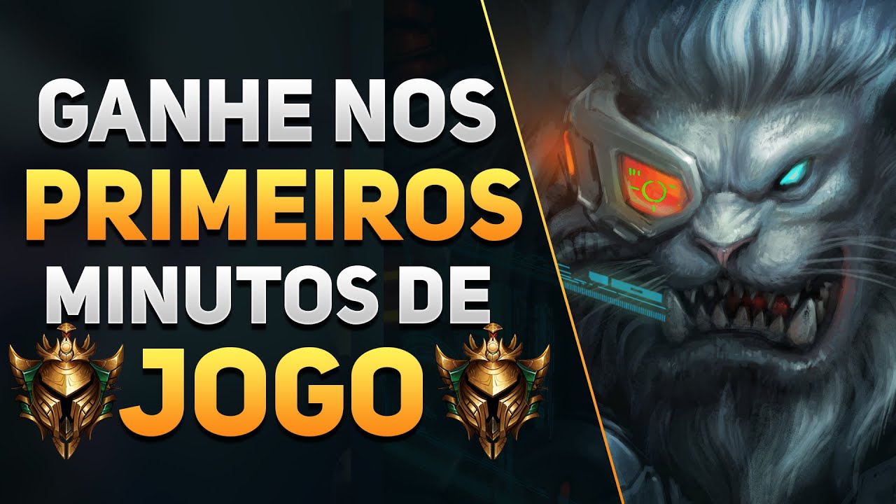 Coach Jungler Ouro I GANHE o jogo nos PRIMEIROS MINUTOS - League of Legends