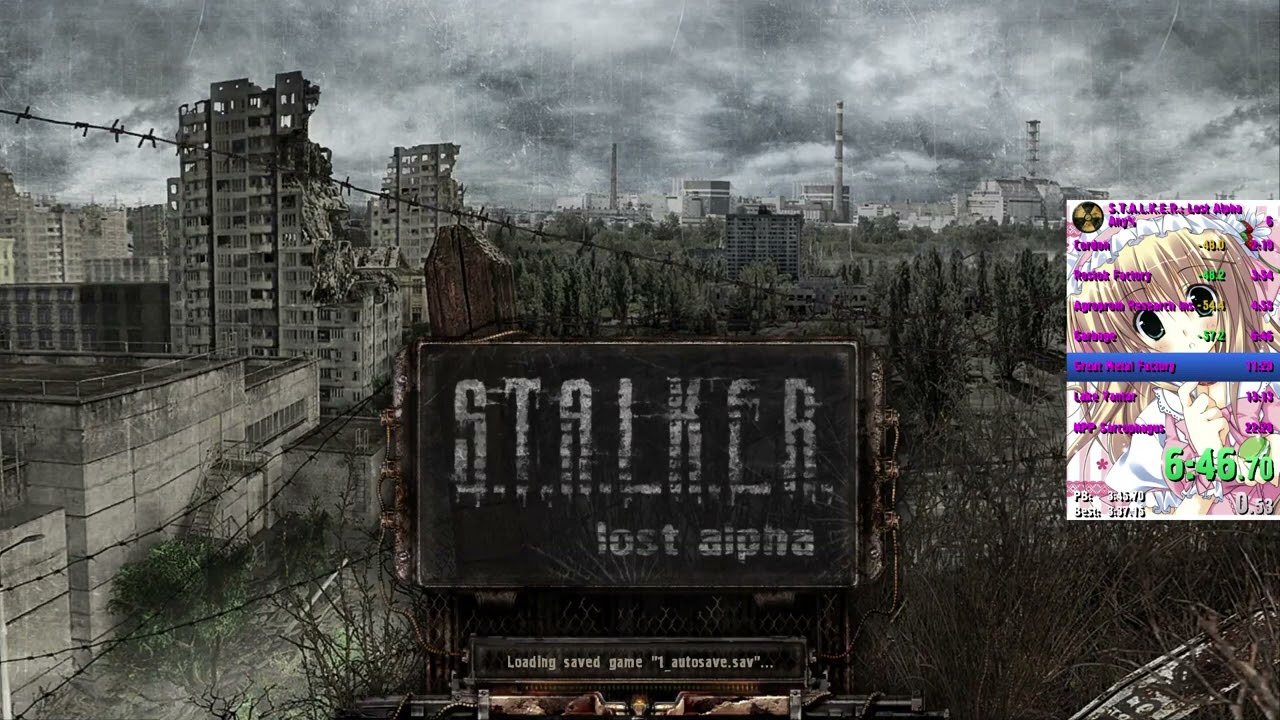 Lost Alpha Any% in 21:17 (IGT)
