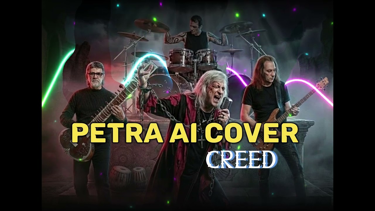 CREED by Petra:A Unique AI-Generated Fusion with Indian Music & Hard Rock 🎸🎶 | A Respectful Tribute