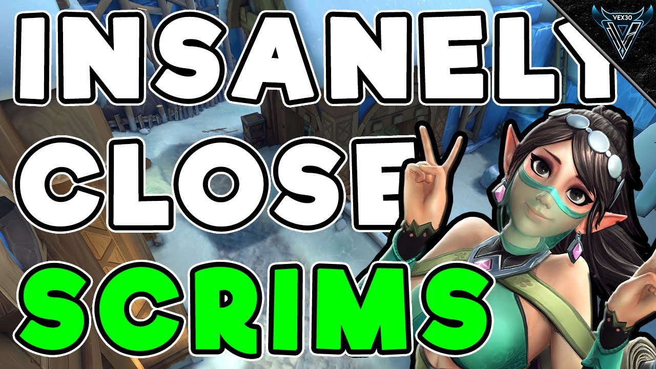 PALADINS PRO SCRIMS! SUPER CLOSE GAME!!