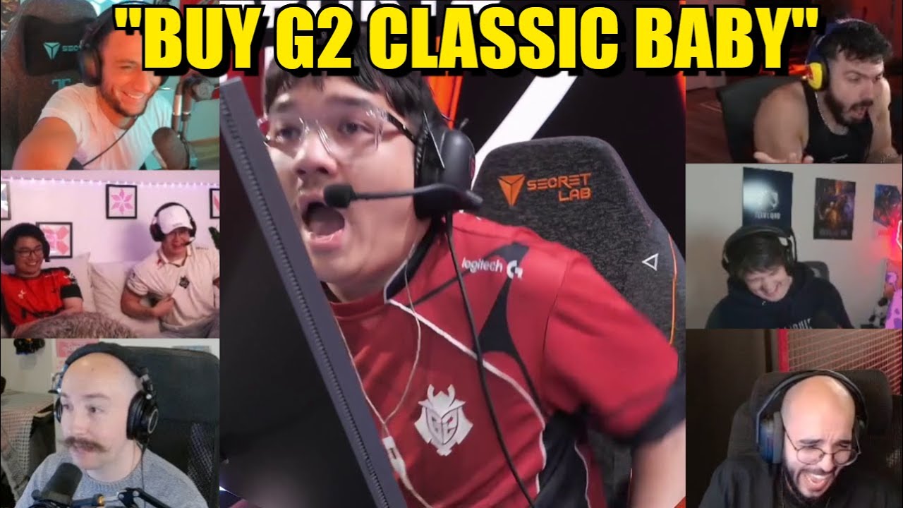 Jawgemo Says “BUY G2 CLASSIC BABY” After an ACE....Streamers React