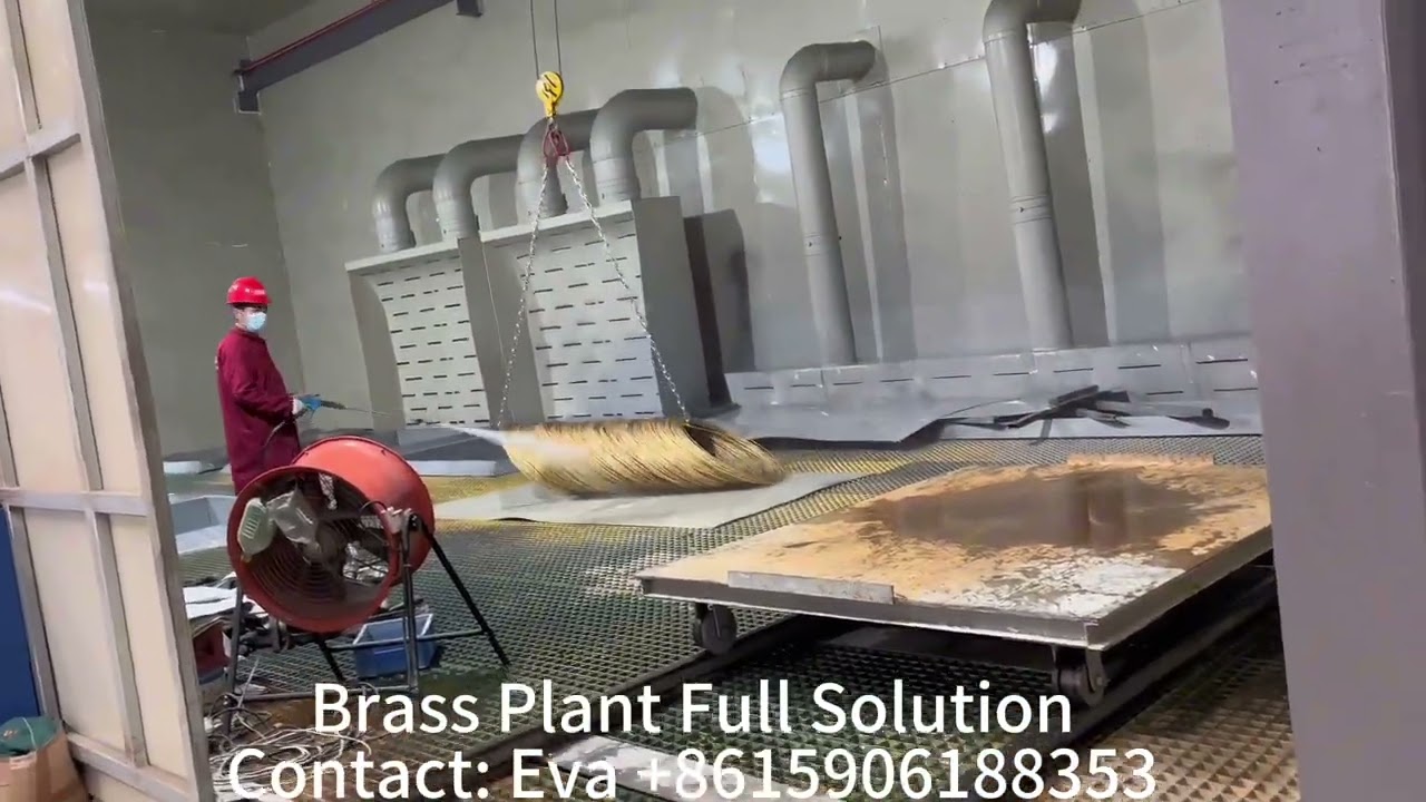 Brass Rod Continuous Casting Plant Brass Fittings Welding Rods Precision machining