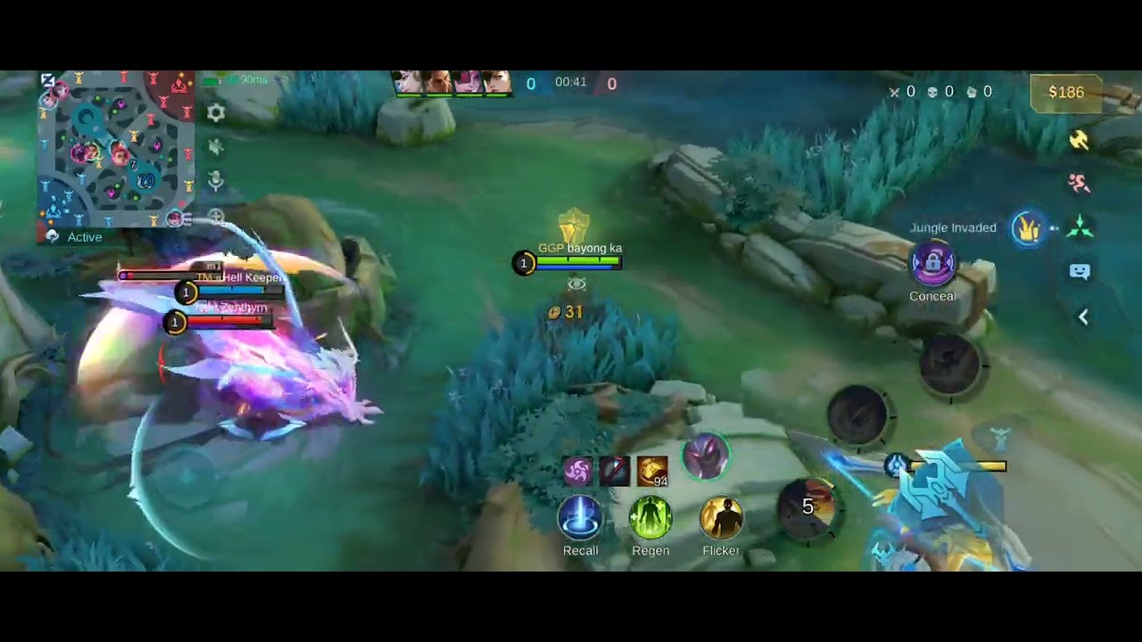 5 vs 5 tigreal good set gameplay now lag