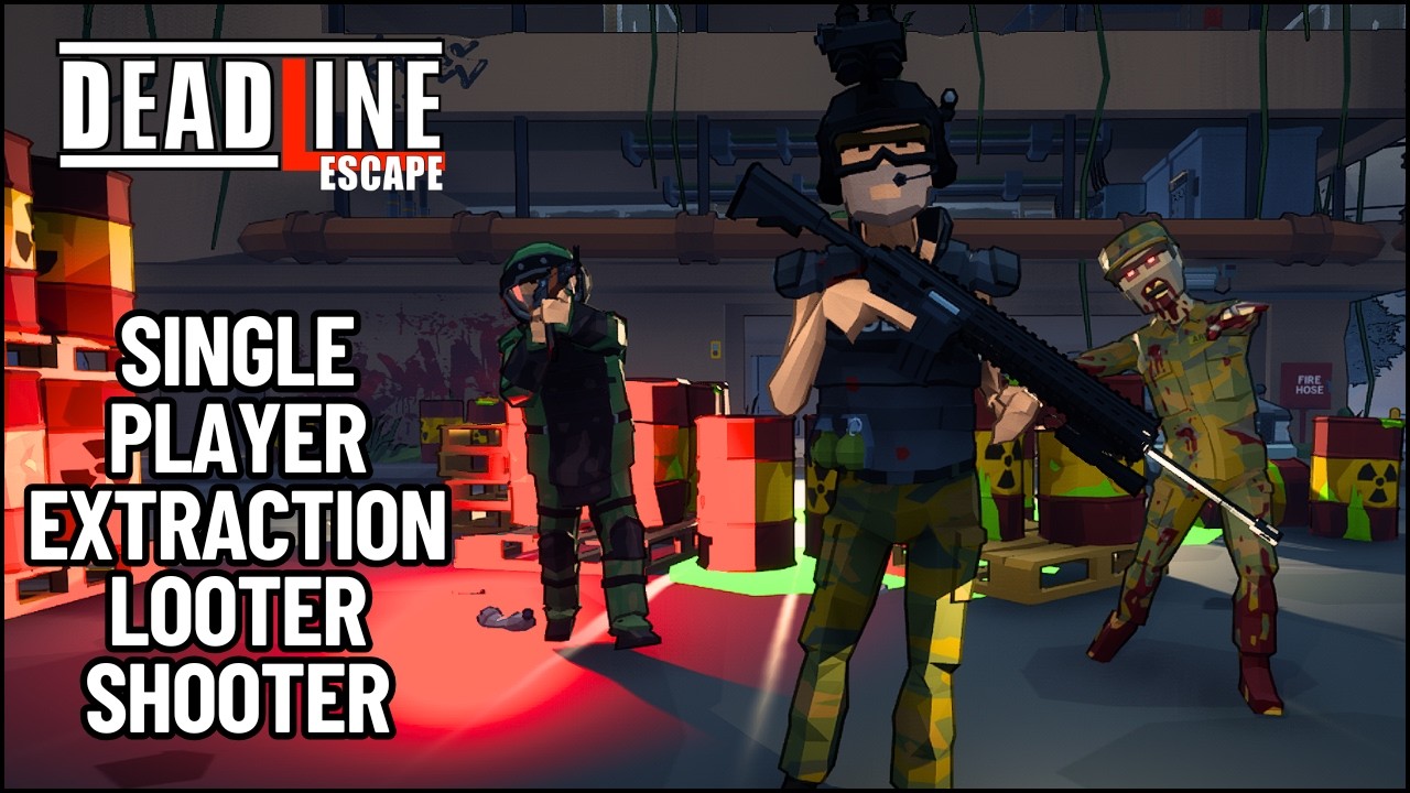 🔴 LIVE - Testing Out This Single Player Looter Shooter | Deadline Escape (Early Access)