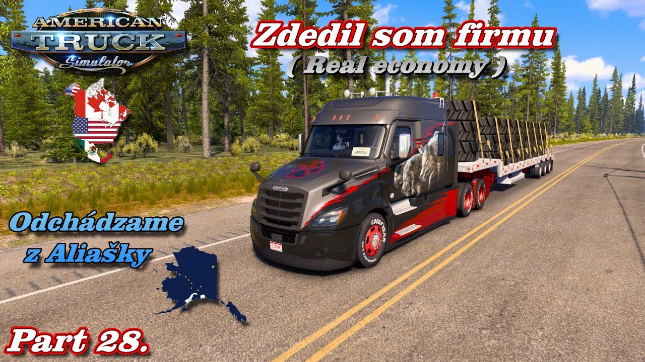 American truck simulator - Zdedil som firmu ( Real economy )