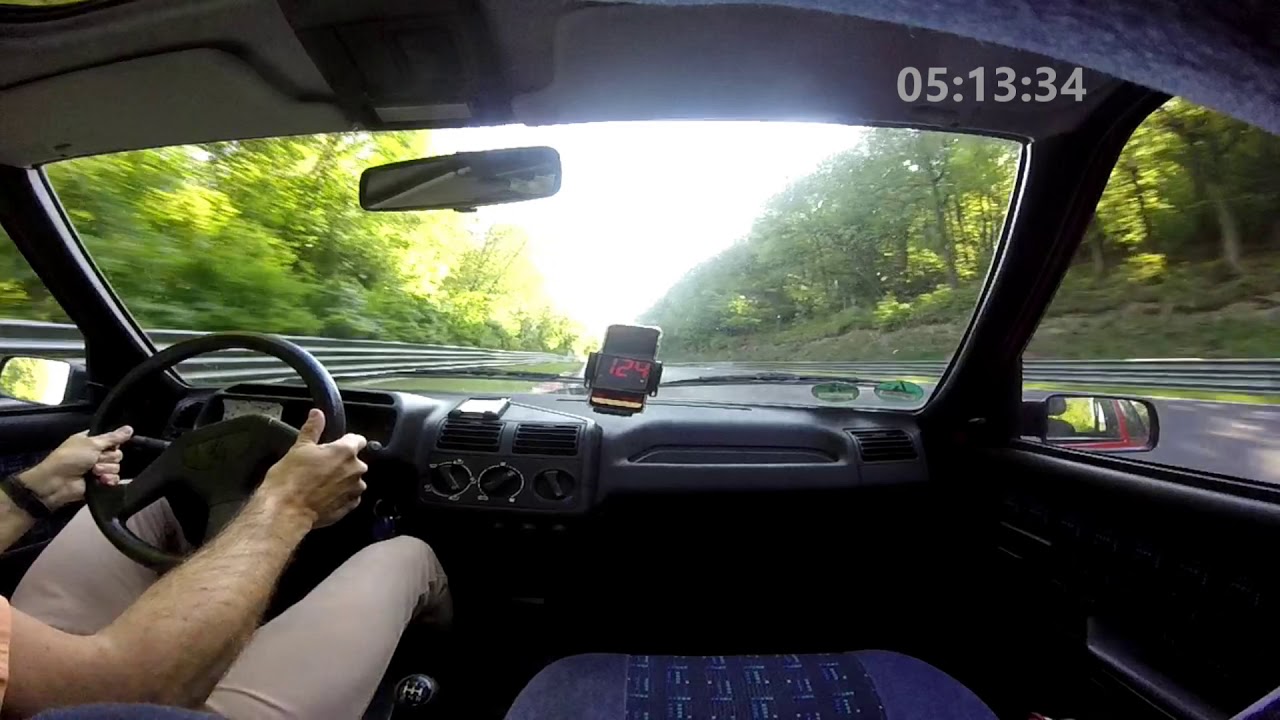 Peugeot 205 1.1i (60 HP) - Nürburgring Nordschleife BTG lap in 10'19