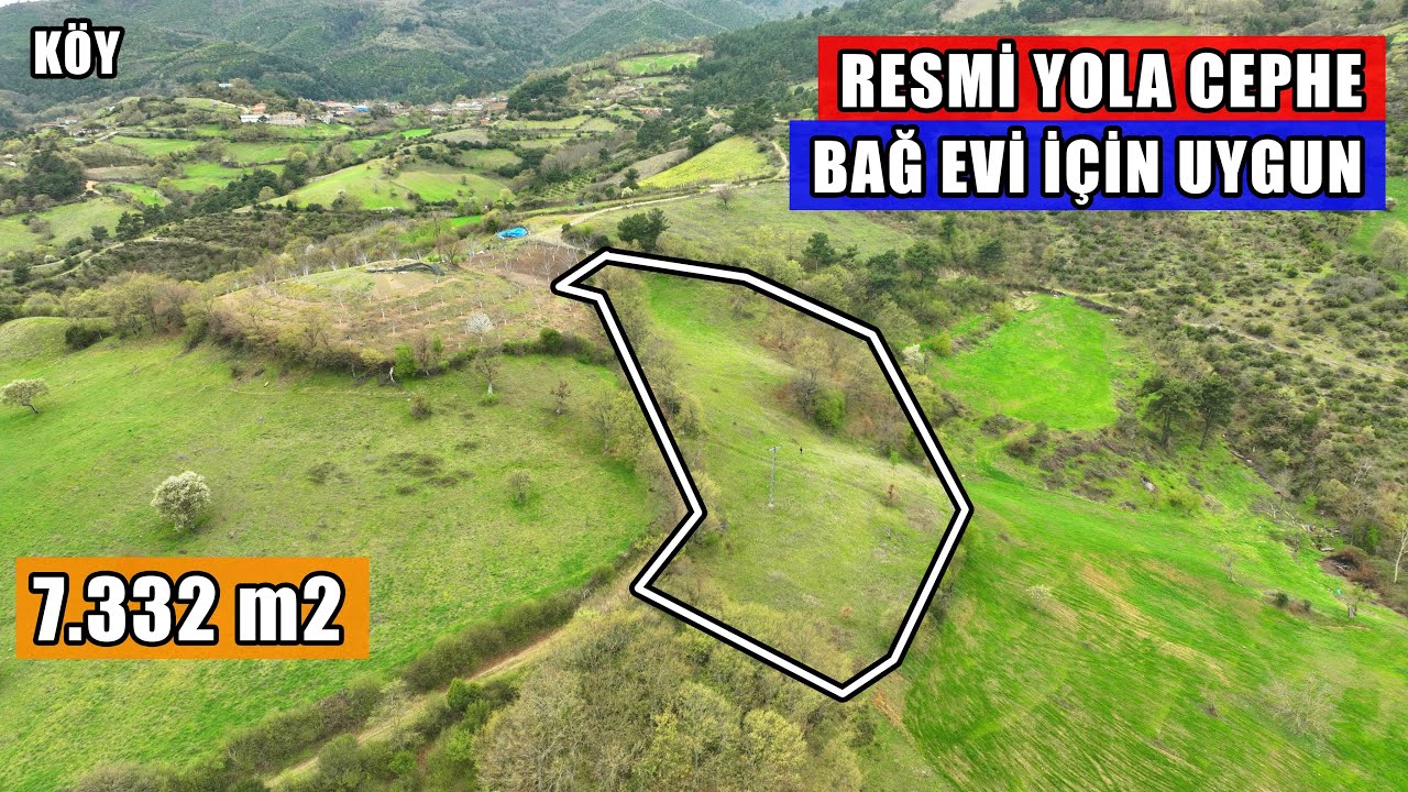 1988- FİYAT DÜŞTÜ! Gönen'de Resmi Yola Cephe 7.332 m2 Çeşmeye Yakın Tarla