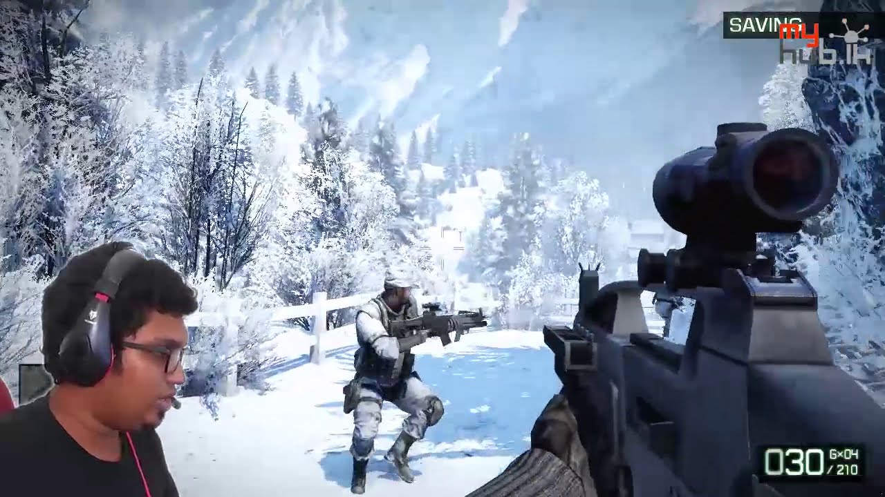 Battlefield Bad Company 2 Sinhala gameplay
