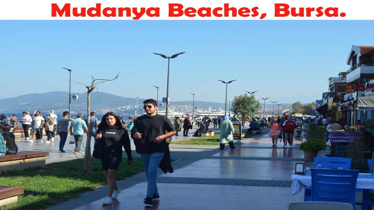 Bursa walking tour | Mudanya Beaches| Best Attraction place | Turkey |DJI| 4k | 60fp  #türkiye