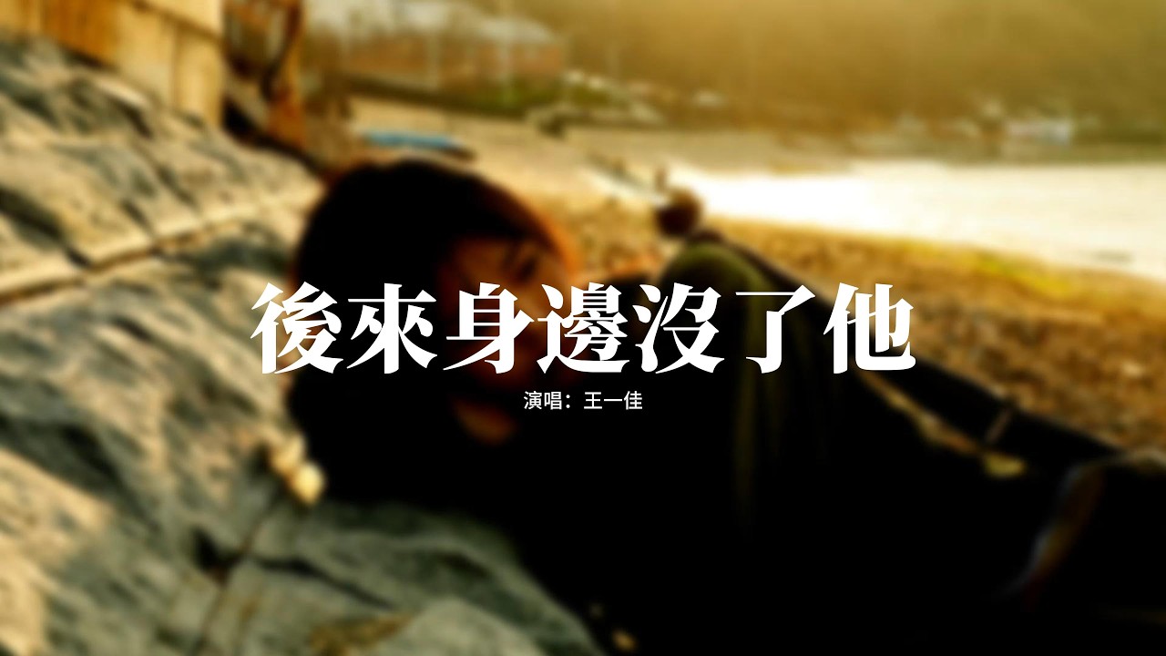 王一佳 - 後來身邊沒了他『後來身邊沒了他身後少了個家，才明白風花雪月只是童話，曾說的白首天涯都是半摻真假，那些海誓山盟是風中的沙。』【動態歌詞MV】