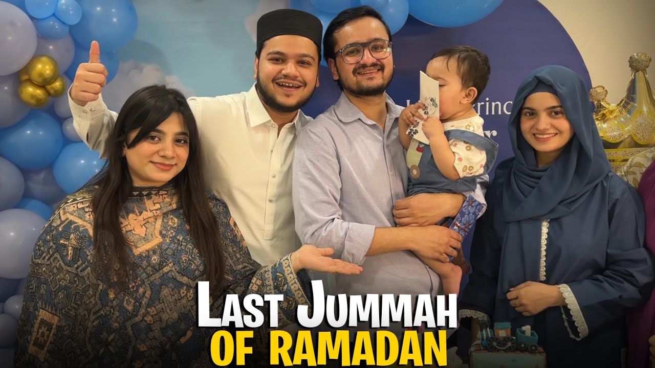 Kabeer ne cake cutting ke time rona daal diya😂| Jummah tul Vida of Ramadan 2026😍