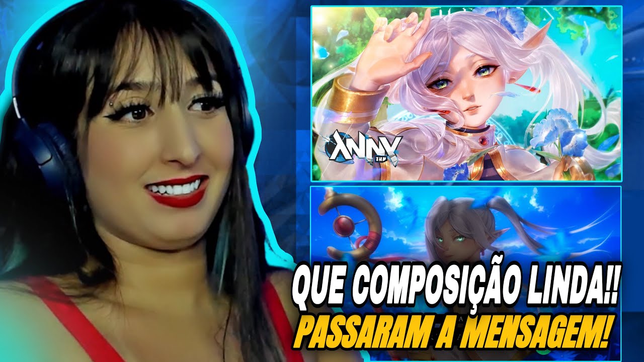 REACT 2 EM 1: Taka - Carta ao Tempo & Anny - BLUE | THAY REACT