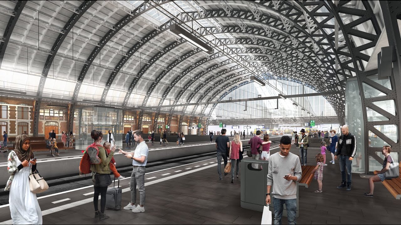 Welke veranderingen ondergaat het station Amsterdam Centraal in 2024?