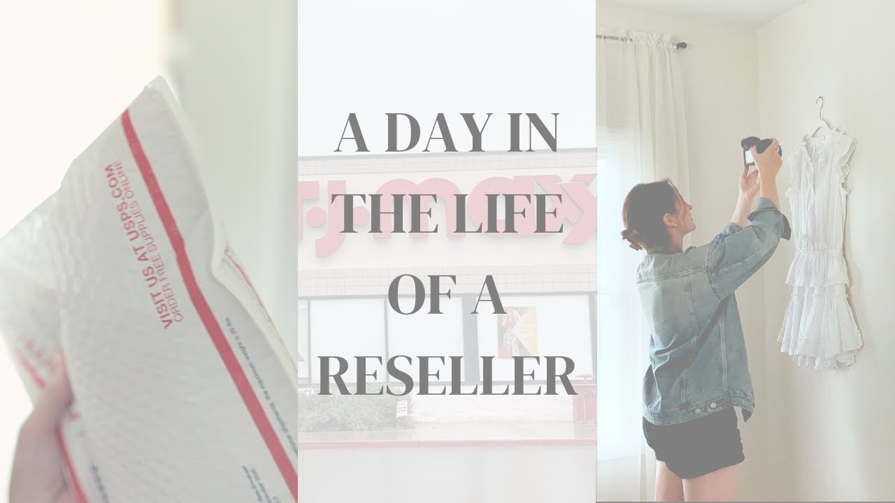 Reseller Day in the Life! Ship with me, TJMaxx Haul, How I Photograph + Edit for Poshmark, ebay