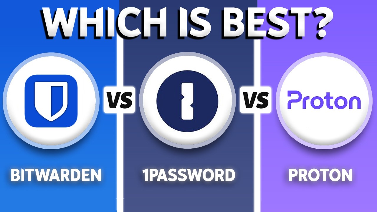 Bitwarden vs 1Password vs Proton (2026) - Which One Is BEST?
