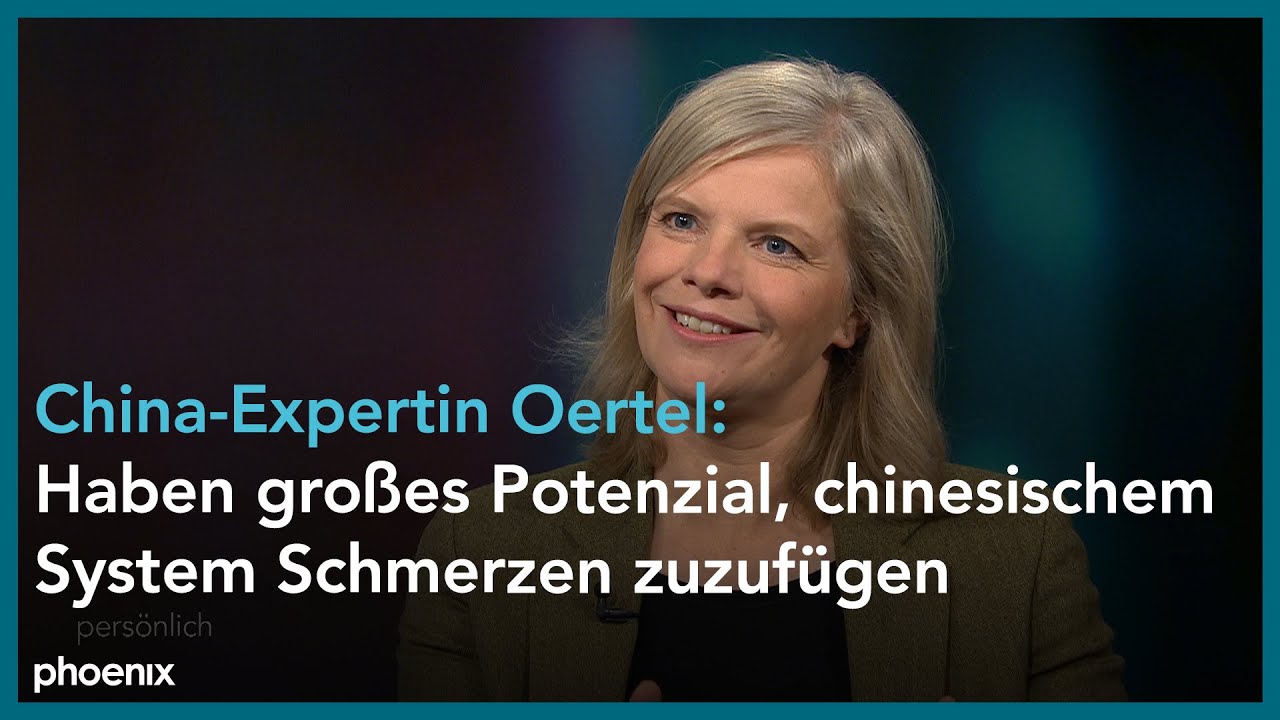 phoenix persönlich: Politikwissenschaftlerin und Sinologin Janka Oertel zu Gast bei Theo Koll