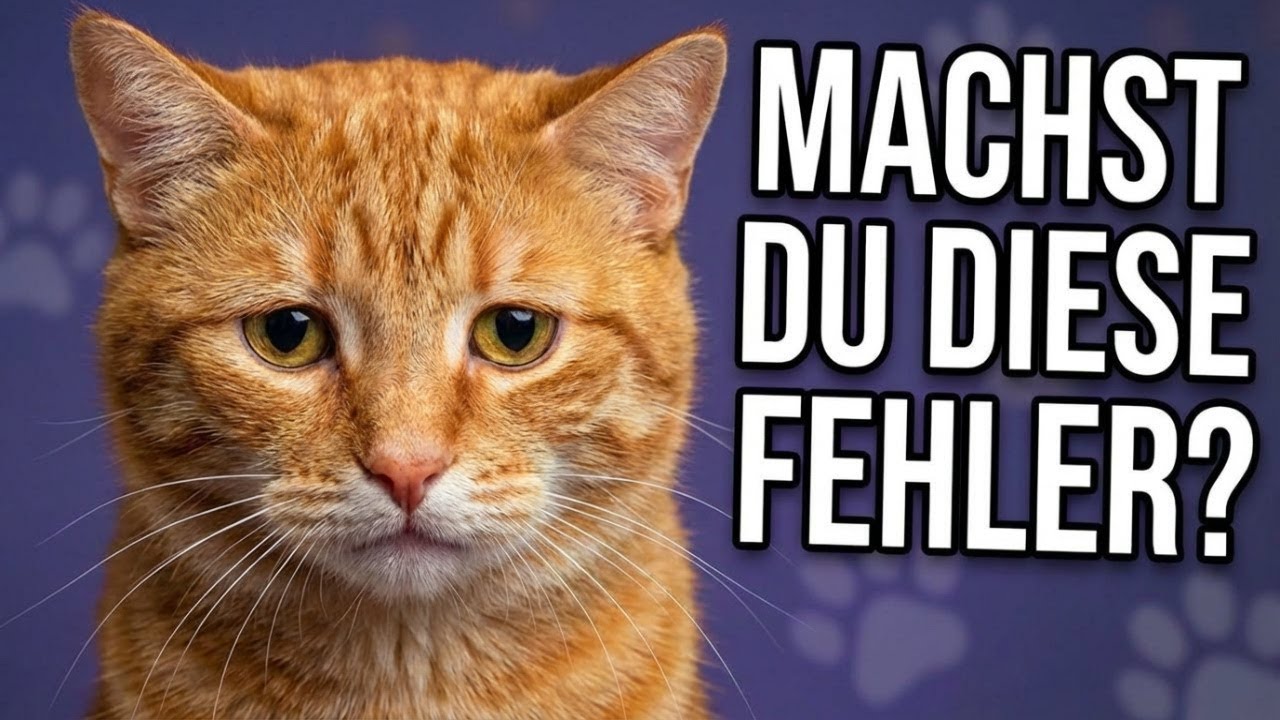 Katzengesundheit in Gefahr: 6 Fehler, die fast alle machen