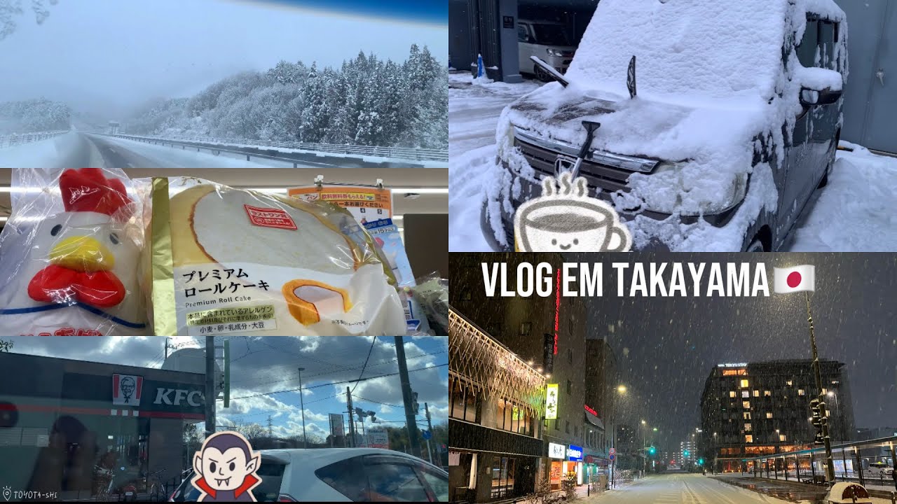 VIAGEM em FAMÍLIA para TAKAYAMA☃️Ruas de TAKAYAMA A NOITE/Aproveitando o ÚLTIMO DIA🥹(PARTE 3,último)