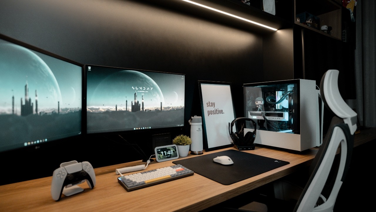 Meu Setup Gamer MINIMALISTA dos Sonhos