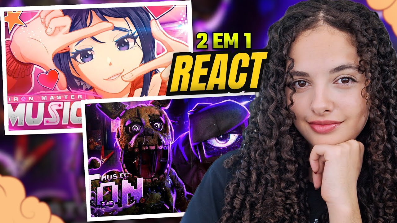 REACT Para Todo Sempre MiSide Iron Master e Casca de Metal O Doutor e Springtrap Papyrus Da Batata