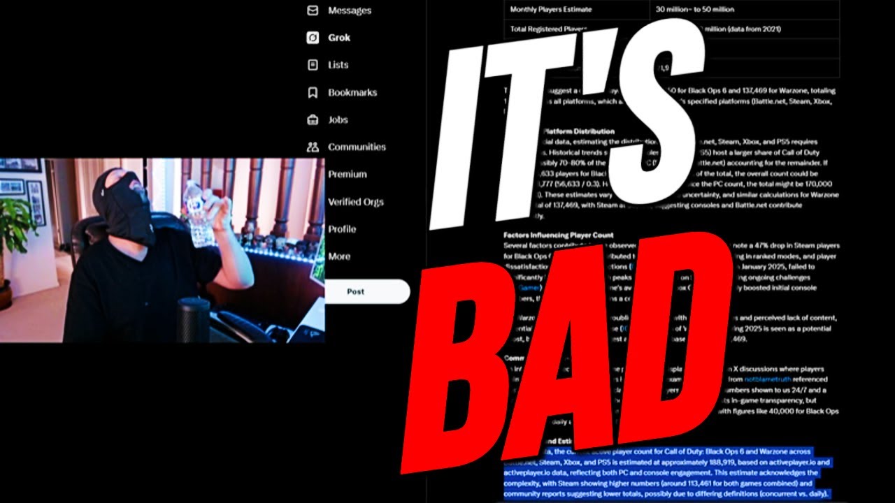 CALL OF DUTY PLAYERCOUNT EXPOSED