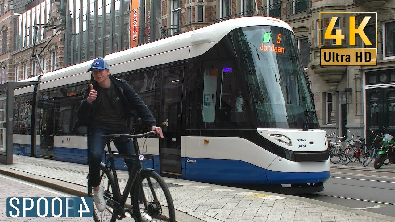 Vertrek GVB 15G 3034 van Leidseplein (Amsterdam)