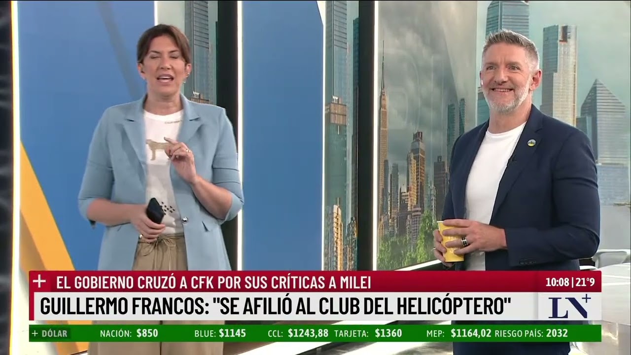 CFK puso en duda que Milei pueda finalizar su mandato; el pase entre +Mañana y Buen día Nación