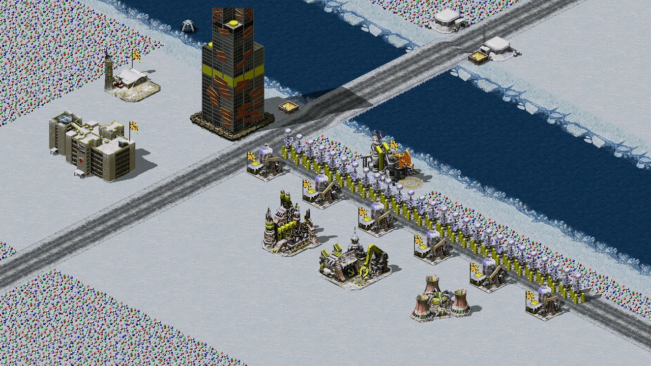 Red Alert 2 | Месть Юрия | 7 против 1 | Snow He Dare Win | Сложность: Сверхсложный ИИ