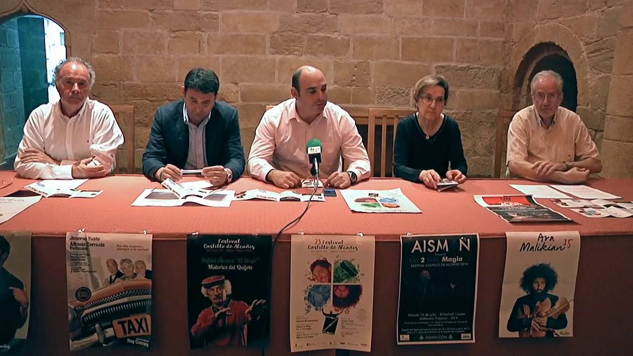 Juan Carlos Gracia Suso presenta el 23 Festival Castillo de Alcañiz