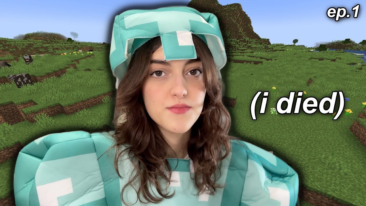 dumb girl tries to survive in Minecraft HARDCORE