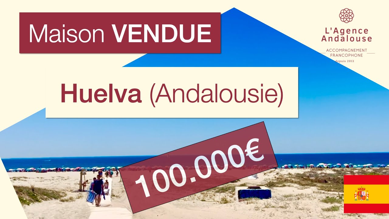 Maison vendue 100.000€ proche plage en Andalousie