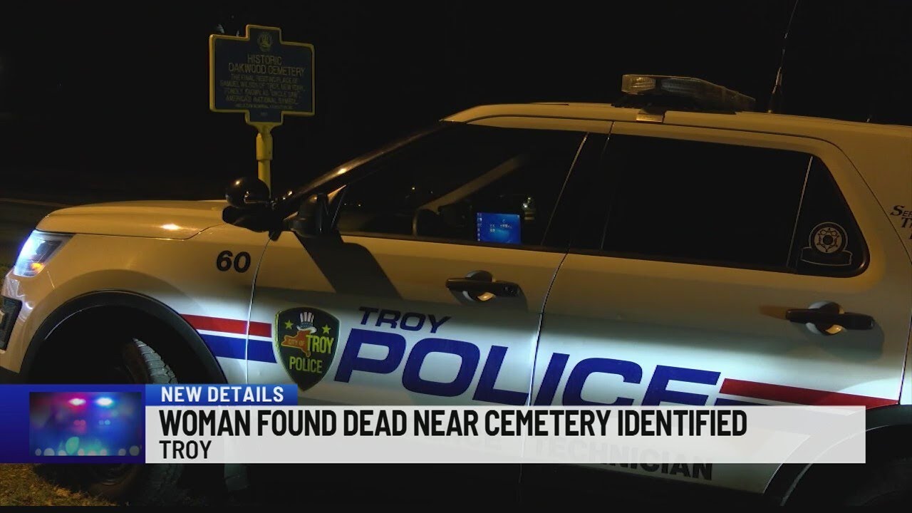 Woman found dead near cemetery identified in Troy
