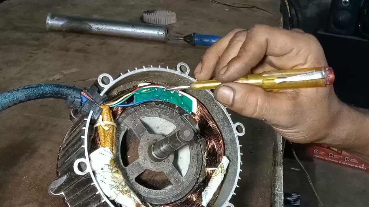 E Rickshaw Motor Sensor Change | 48Vol Motor Sensor Change |Motor Sensor Reparing