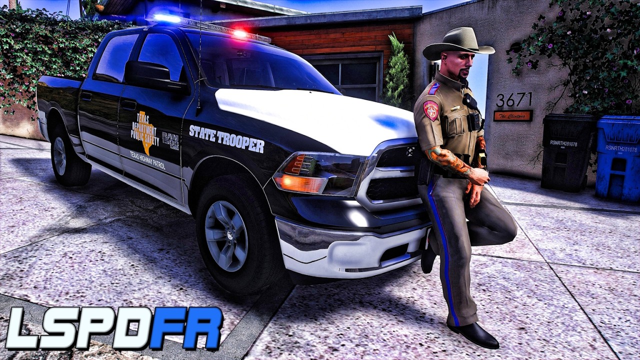 Playing GTA 5 As A POLICE OFFICER Highway Patrol|| DPS|| GTA 5 Lspdfr Mod| 4K