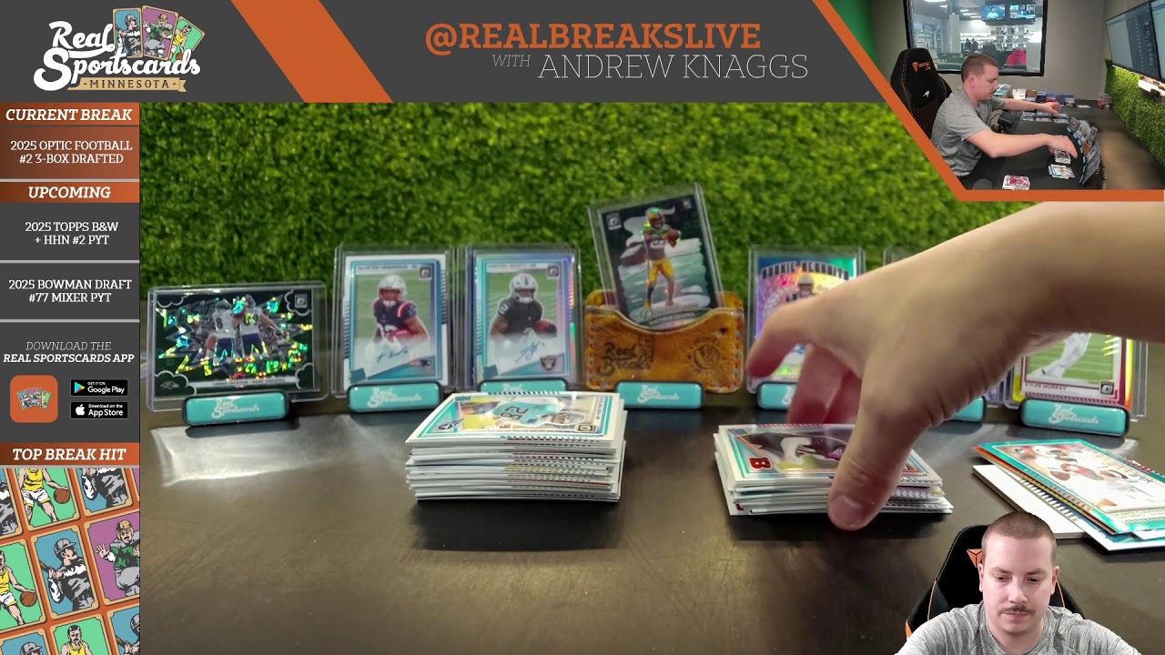 NEW RELEASE 2025 Donruss Optic Football #2 DRAFTED Teams