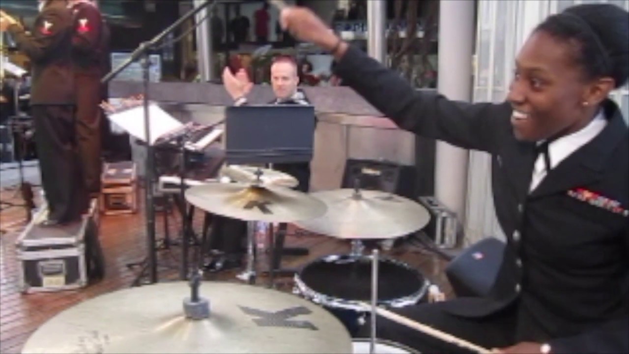 NAVY BAND | Best Drum Solo | Sing Sing Sing | Big Band
