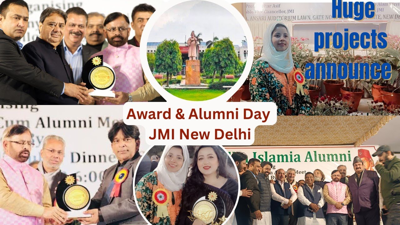 Jamia Millia Islamia | Award | Alumni Day | Huge Upcoming Projects announcement | lots of suspense😲