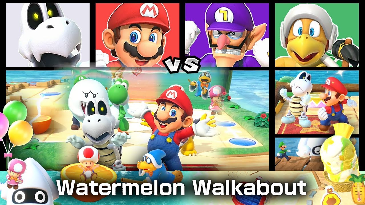 Super Mario Party Team Dry Bones vs Team Waluigi #36