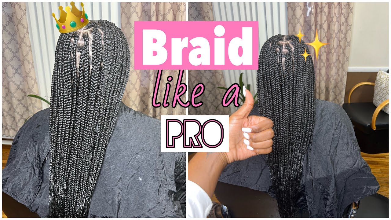 How to Braid Like a Pro | Knottless Tutorial for beginners