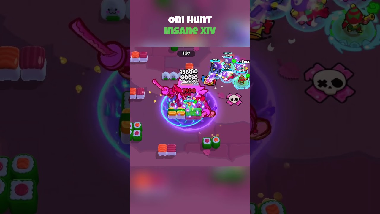 Brawl Stars ASMR | Oni Hunt - Insane XIV (Part 5) 