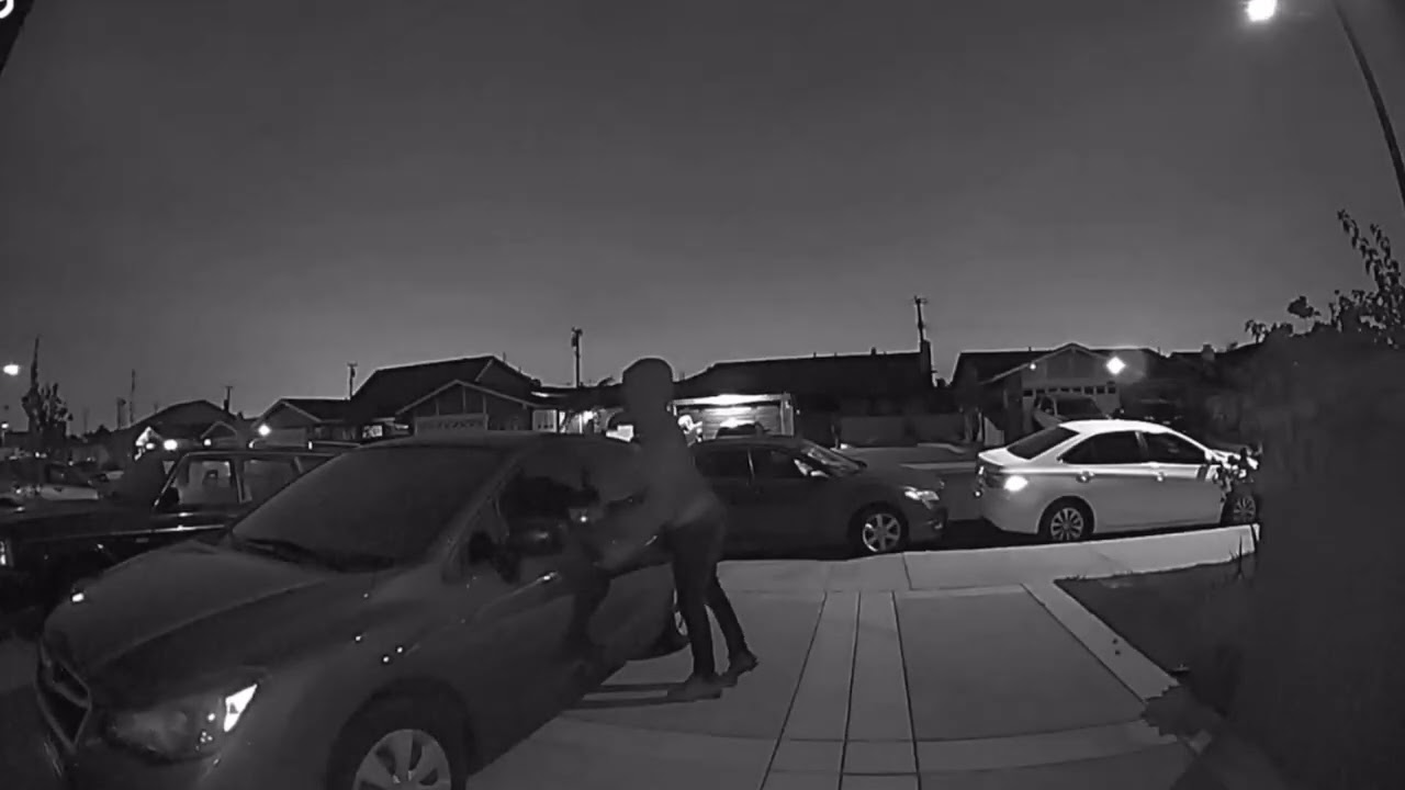 Suspicious Person Caught Looking Around Property | Security Camera Footage