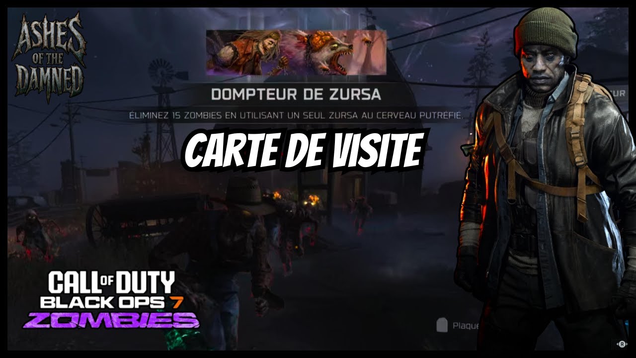 [BO7] CARTE DE VISITE : Dompteur de Zursa | Call of Duty 🐻