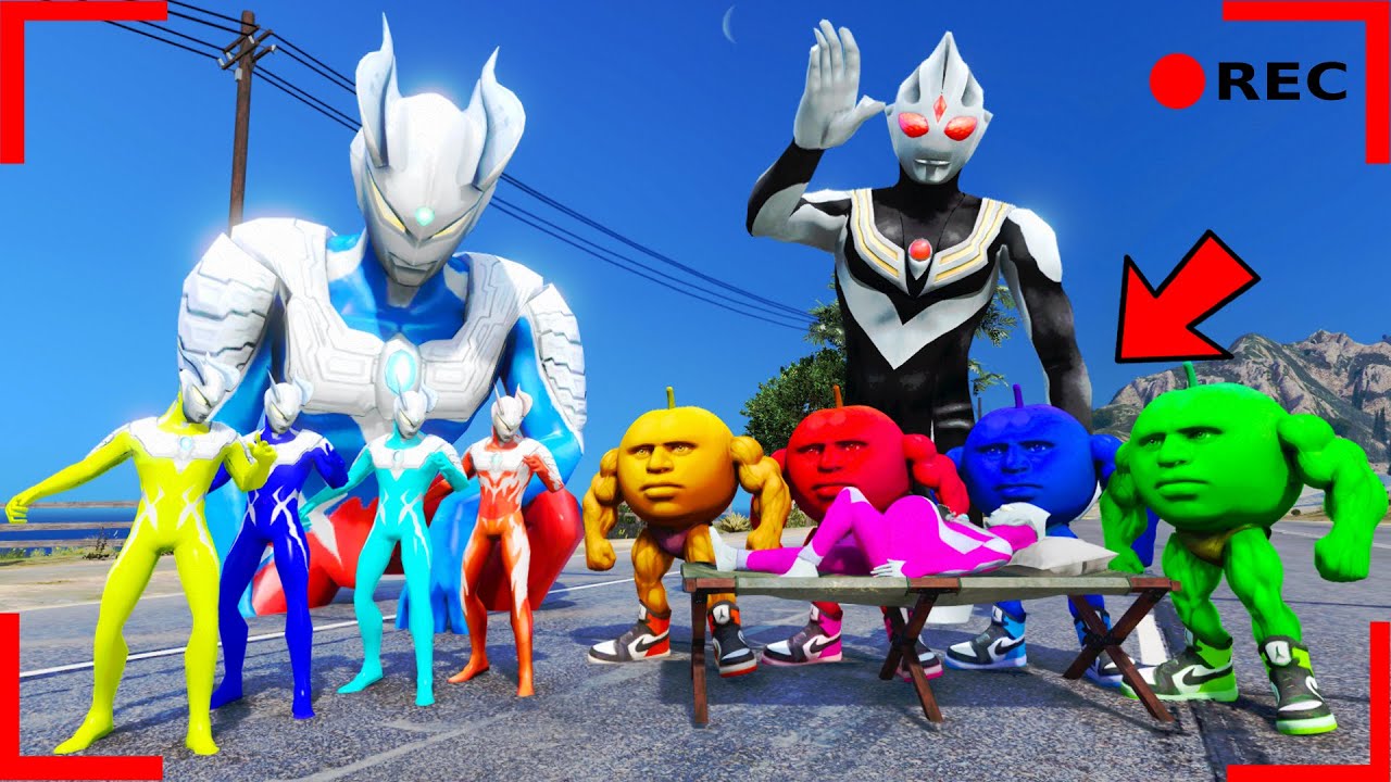 Ultraman Zero Warna Panik 😱 CCTV Rekam Udin din din dun Warna warni Menculik Ultraman Cantik Hamil!