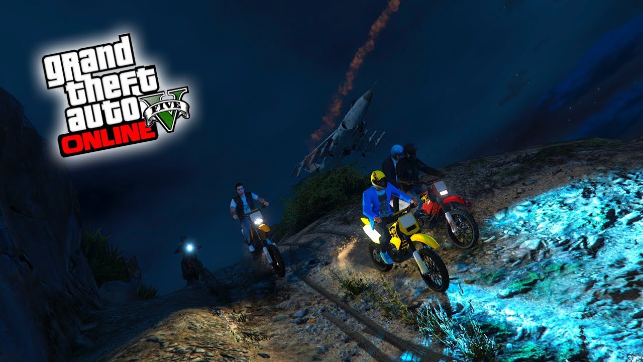 BAJANDO EL MONTE CHILIAD Y MUCHAS LOCURAS EN MOTOS -  GTA V ONLINE - EPICO!!!