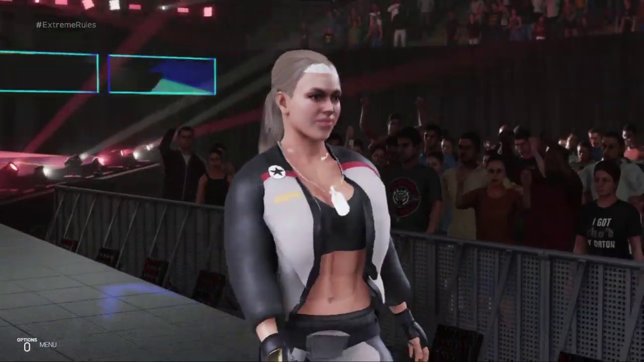 WWE 2K19 Tina Armstrong vs. Angela Storm vs. Sonya Blade - Extreme Rules Match