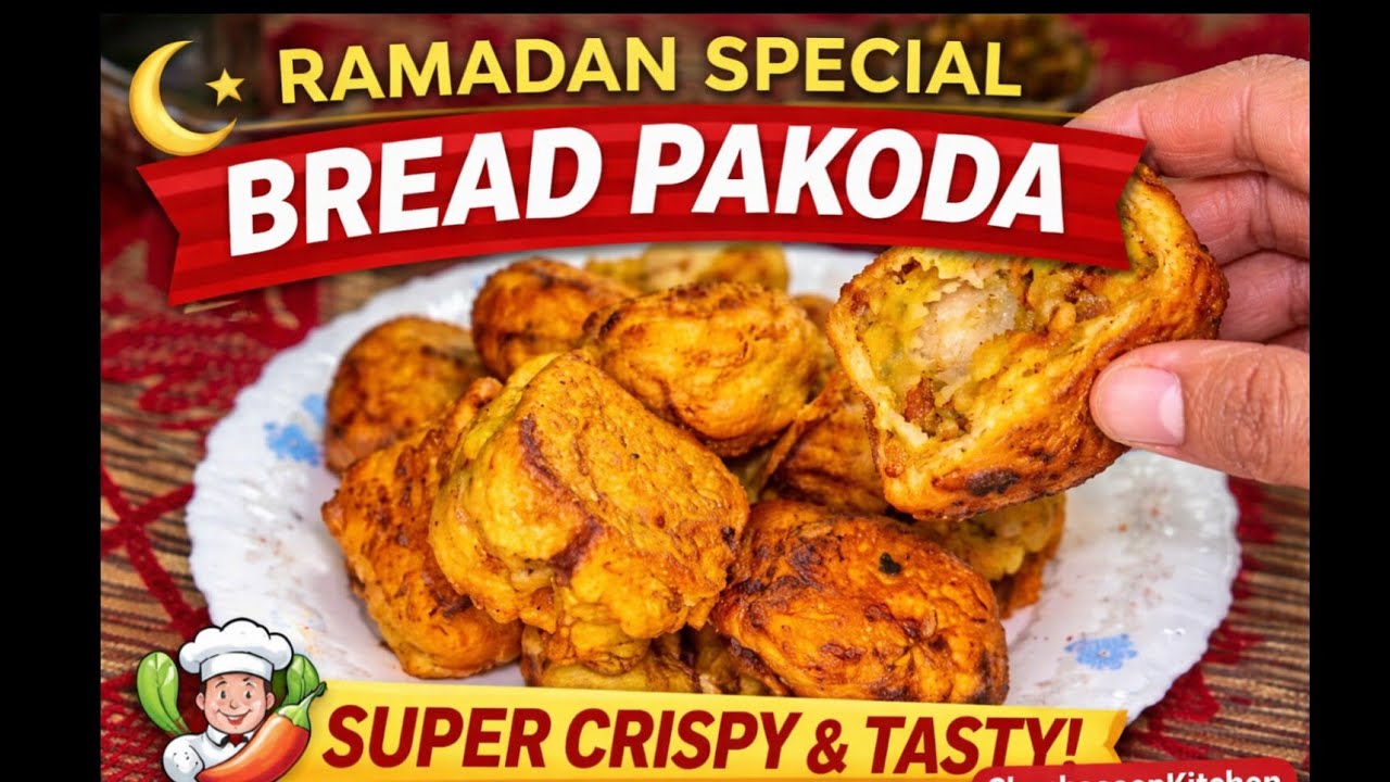 Ramadan special bread pakoda recipe 🥪#food #Ramadan 