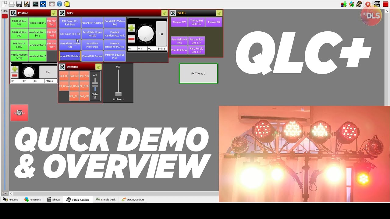 QLC+ Краткий обзор для начинающих