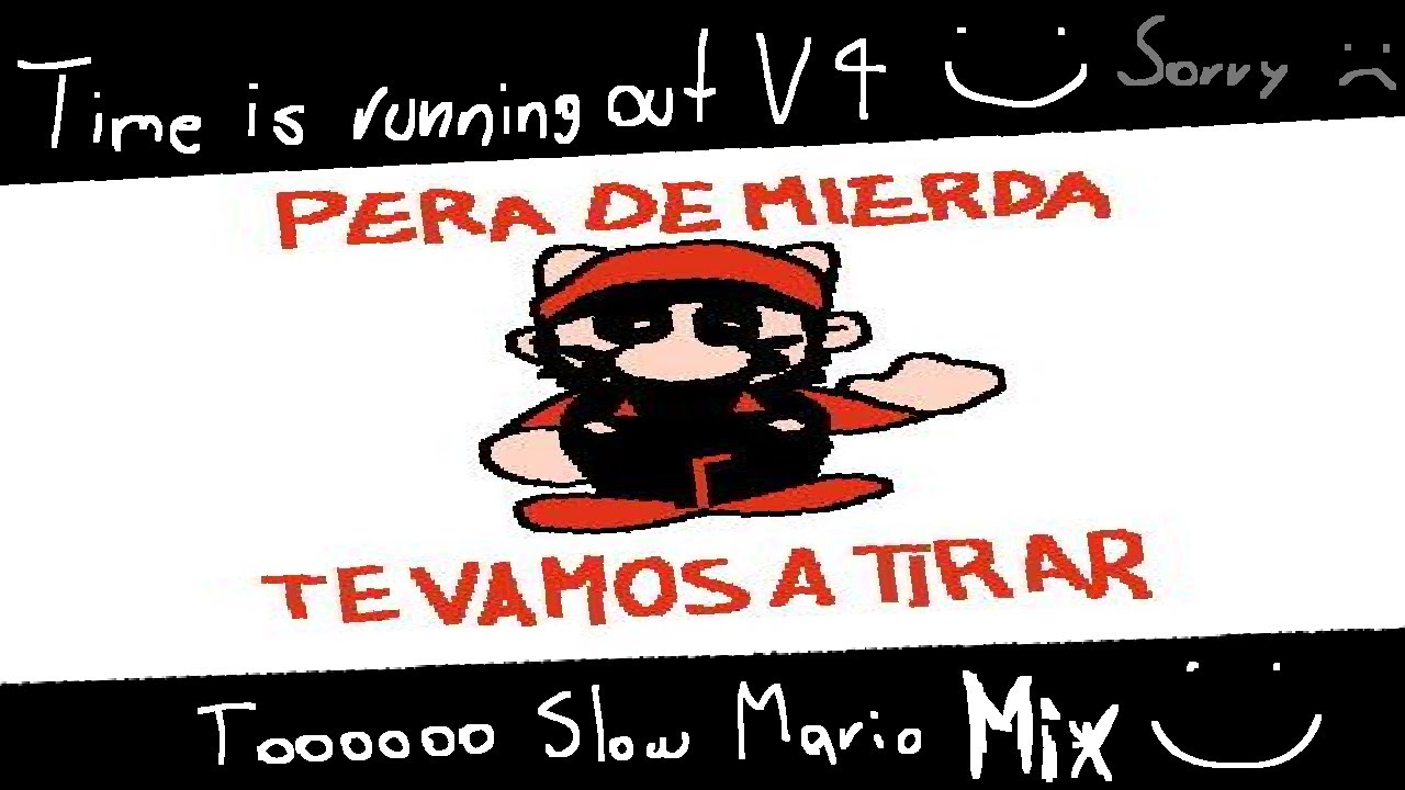 [FNF] [+FLP] Time Is Running Out V4 (Too Slow Mario Mix)